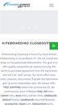 Mobile Screenshot of kiteboardingcloseouts.com